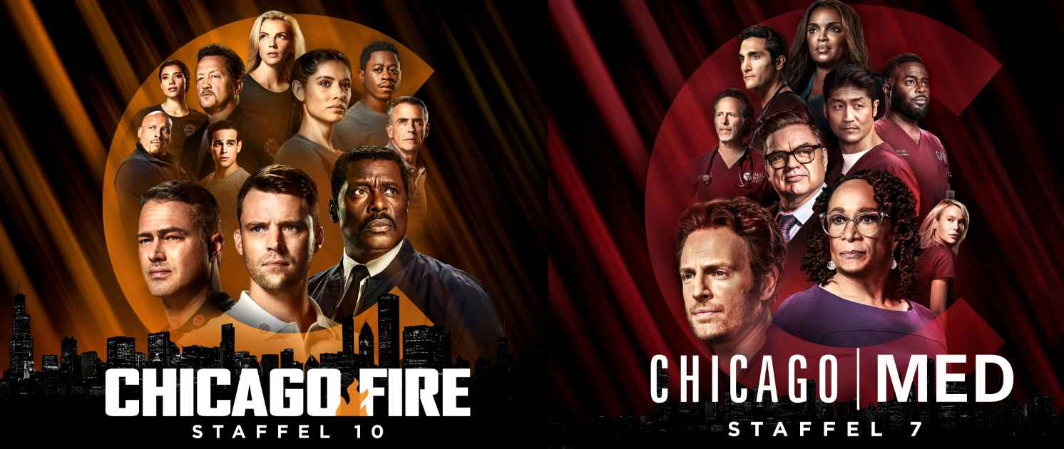 Neue Staffeln von „Chicago Fire“ und „Chicago Med“ ab April bei Universal TV
