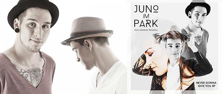 Juno im Park schnappen sich Klassiker von Rick Astley
