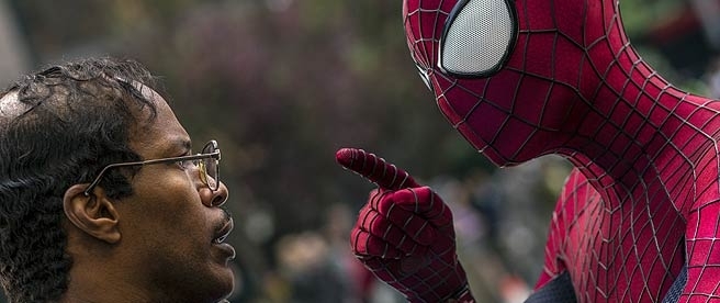 Spider-Man verfängt sich im CGI-Netz