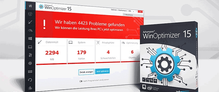 WinOptimizer 15: Windows-Tuning auf Klick