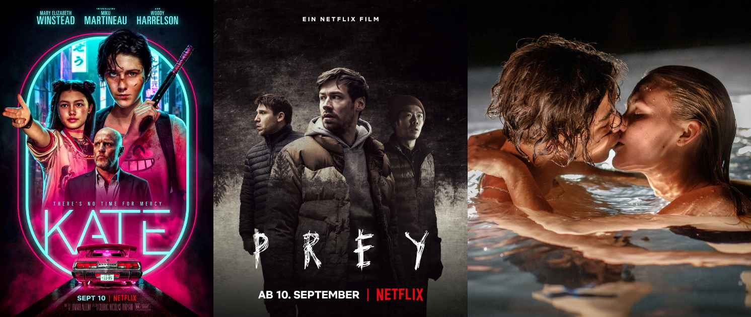 Filmtipps zum Wochenende: „Winterbucht“, „Prey“ und „Kate“ neu bei Netflix