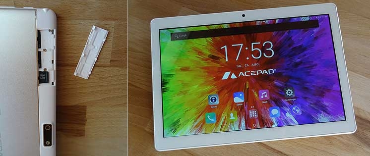 Acepad A140: Günstiges Dual-SIM-Tablet im Test