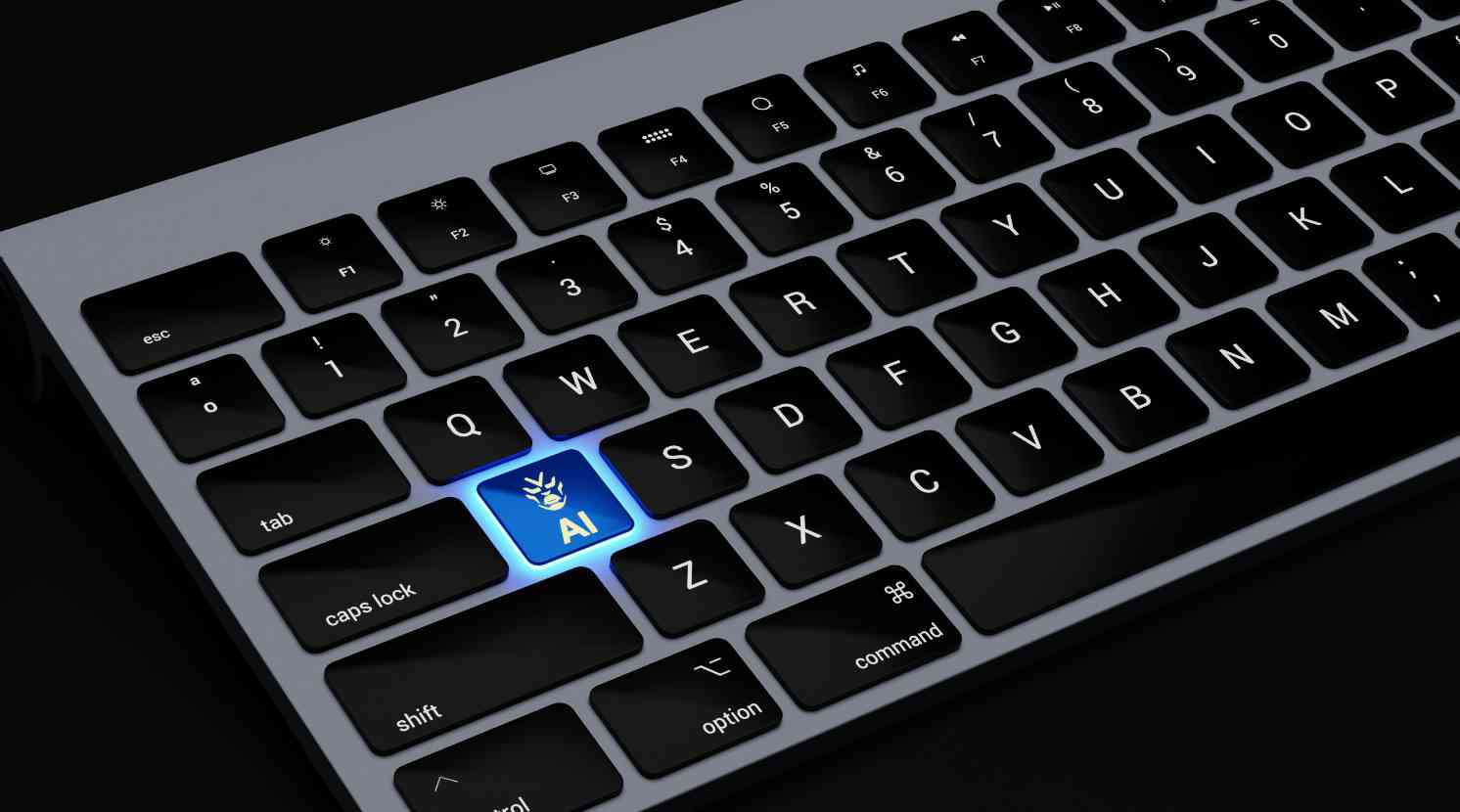 Tastatur mit KI-Taste