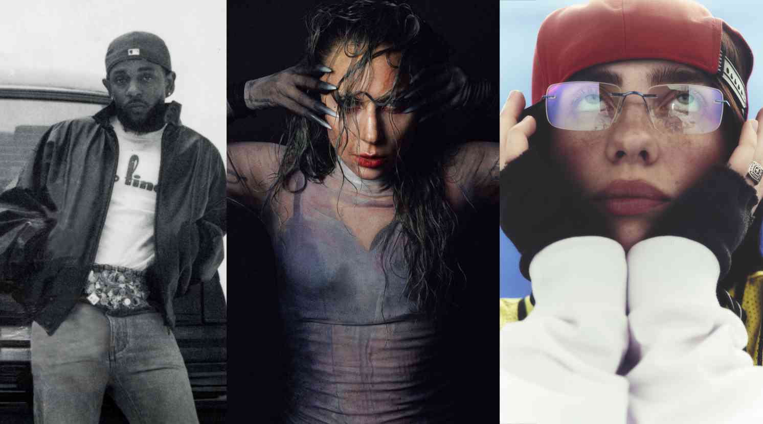 Kendrick Lamar, Lady Gaga, Billie Eilish