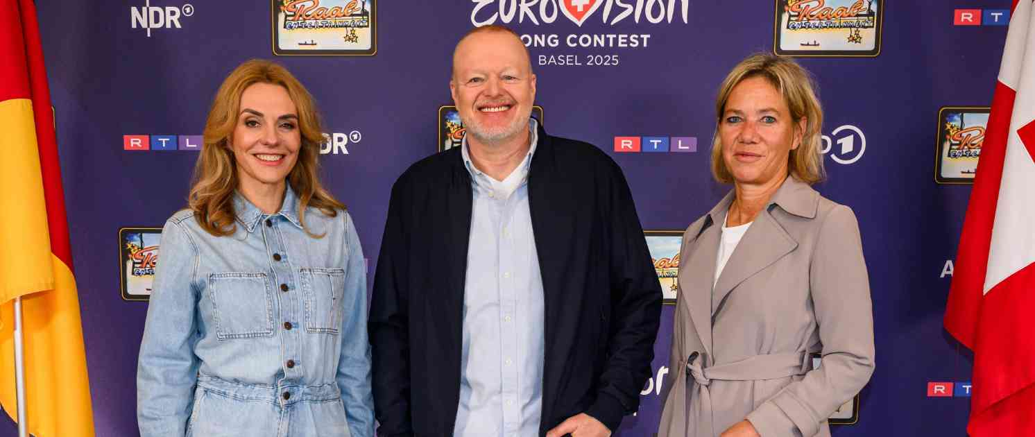 Inga Leschek, Stefan Raab, Christine Strobl 