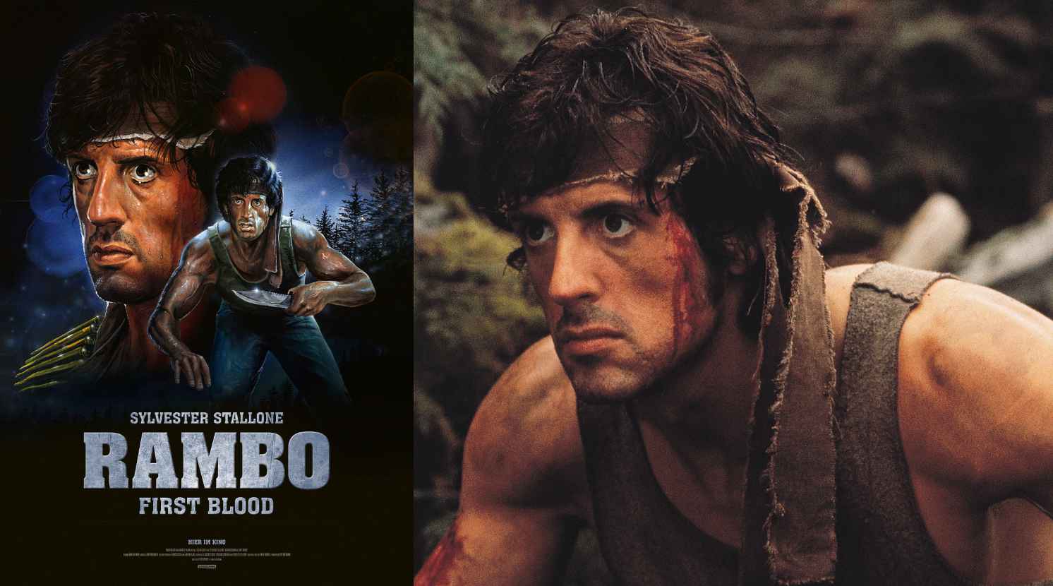 Rambo: First Kill - Plakat und Szene