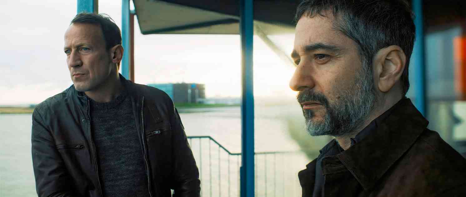 Tatort - Wotan Wilke Wöring (links) als Thorsten Falke und Denis Moschitto als Mario Schmitt 